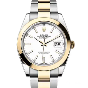 【2022年07月】ロレックス デイトジャスト 126303 ステンレススチール+イエローゴールド 41mm ホワイト 未使用品