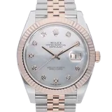 ロレックス デイトジャスト 126331 ホワイトシェル ステンレススチール+エバーローズゴールド 41mm