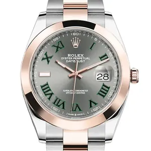 【2024年04月】ロレックス デイトジャスト 126301 ステンレススチール+エバーローズゴールド 41mm スレート 中古品