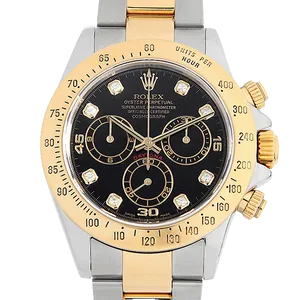 【2023年07月】ロレックス デイトナ 116523G ステンレススチール+イエローゴールド 40mm ブラック8P 中古品