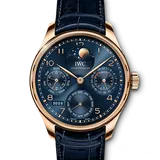 IWC ポルトギーゼ IW503312 ブルー 18ctArmorGold 44.2mm