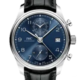 IWC ポルトギーゼ IW390303 ブルー ステンレススチール 42mm