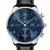 IWC ポルトギーゼ IW371606 ブルー ステンレススチール 41mm