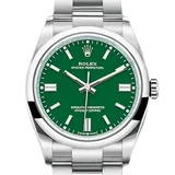 ロレックス オイスターパーペチュアル 126000 グリーン ステンレススチール 36mm