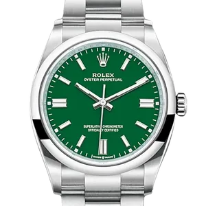 【2021年07月】ロレックス オイスターパーペチュアル 126000 ステンレススチール 36mm グリーン 未使用品