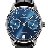 IWC ポルトギーゼ IW500710 ブルー ステンレススチール 42.3mm