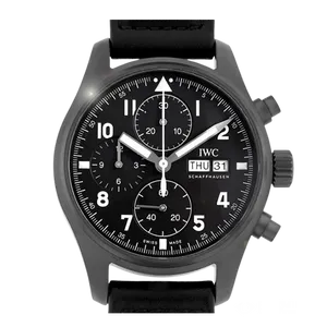 【2025年03月】IWC パイロットウォッチ IW387905 セラタニウム 41mm ブラック 未使用品