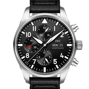 【2024年12月】IWC パイロットウォッチ IW377709 ステンレススチール 43mm ブラック 中古品