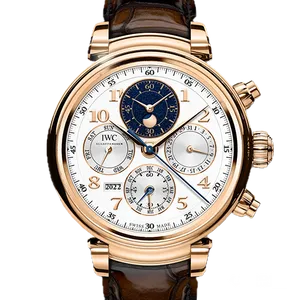 【2023年09月】IWC ダ･ヴィンチ IW392101 レッドゴールド 43mm シルバー 中古品