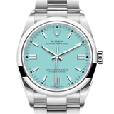 ロレックス オイスターパーペチュアル 126000 ターコイズブルー ステンレススチール 36