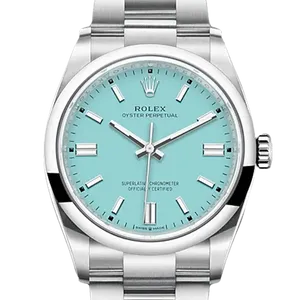 【2025年07月】ロレックス オイスターパーペチュアル 126000 ステンレススチール 36mm ターコイズブルー 新品