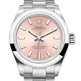 ロレックス オイスターパーペチュアル 276200 ピンク ステンレススチール 28mm