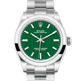 ロレックス オイスターパーペチュアル 277200 グリーン ステンレススチール 31mm