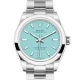 ロレックス オイスターパーペチュアル 277200 ターコイズブルー ステンレススチール 31mm