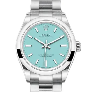 【2025年08月】ロレックス オイスターパーペチュアル 277200 ステンレススチール 31mm ターコイズブルー 中古品