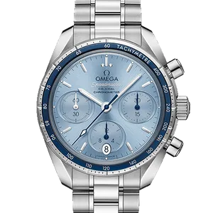 【2023年09月】オメガ スピードマスター 324.30.38.50.03.001 ステンレススチール 38mm ブルー 未使用品