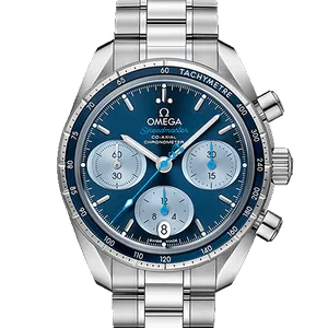 【2023年09月】オメガ スピードマスター 324.30.38.50.03.002 ステンレススチール 38mm ブルー 未使用品