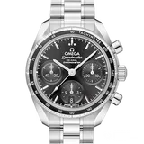 オメガ スピードマスター 324.30.38.50.01.001 ブラック ステンレススチール 38m﻿m