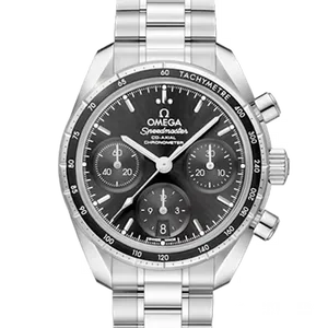 【2024年08月】オメガ スピードマスター 324.30.38.50.01.001 ステンレススチール 38mm ブラック 未使用品