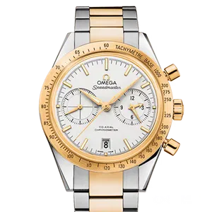 【2024年04月】オメガ スピードマスター57 331.20.42.51.02.001 ステンレススチール+イエローゴールド 41.5 シルバー 中古品