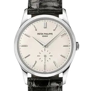 【2023年05月】パテックフィリップ カラトラバ 5196G-001 ホワイトゴールド  シルバー 中古品