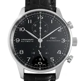 IWC ポルトギーゼ IW371438 ブラック ステンレススチール  41mm