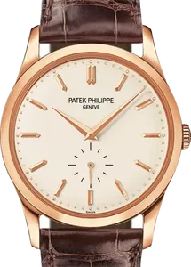 【2024年04月】パテックフィリップ カラトラバ 5196R-001 ローズゴールド 37mm シルバー 中古品