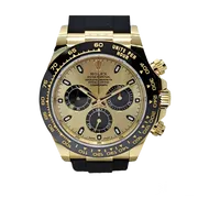 116518LN ゴールデン・ブラック オイスターフレックスブレスレット