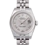 ロレックス デイトジャスト 179174G シルバー ステンレススチール+ホワイトゴールド 26mm