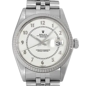 【2026年03月】ロレックス デイトジャスト 16014 ステンレススチール 36mm ホワイト 中古品