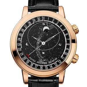 【2024年05月】パテックフィリップ グランド・コンプリケーションセレスティアル 6102R-001 ローズゴールド 38mm ブラック 未使用品