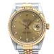 ロレックス デイトジャスト 16233 シャンパンゴールド 36mm ステンレススチール+イエローゴールド