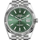 ロレックス デイトジャスト 126334 ミントグリーン ステンレススチール+ホワイトゴールド 41mm