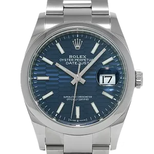 【2025年10月】ロレックス デイトジャスト 126200 ステンレススチール 36mm ブルー 新品