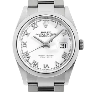 【2024年11月】ロレックス デイトジャスト 126200 ステンレススチール 36mm ホワイト 新品