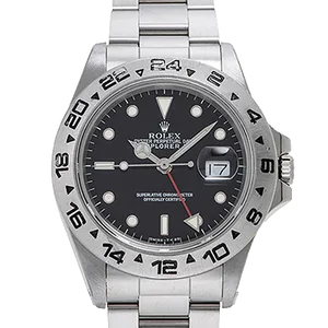 【2024年08月】ロレックス エクスプローラー2 16550 ステンレススチール 40mm ブラック 中古品