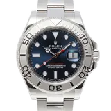 ロレックス ヨットマスター1 116622 ブルー ステンレススチール+プラチナ 40mm