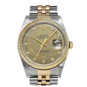 【2022年05月】ロレックス デイトジャスト 126233G ステンレススチール+イエローゴールド 36mm シャンパンゴールド 未使用品