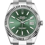 ロレックス デイトジャスト 126334 ミントグリーン ステンレススチール+ホワイトゴールド 41mm