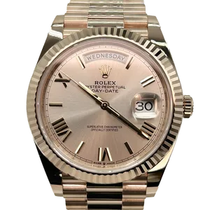 【2024年04月】ロレックス デイデイト 228235 エバーローズゴールド 40mm サンダスト 未使用品