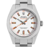 ロレックス ミルガウス 116400 ホワイト ステンレススチール 40mm