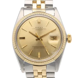 【2026年02月】ロレックス デイトジャスト 1601 ステンレススチール+イエローゴールド 36mm シャンパンゴールド 中古品