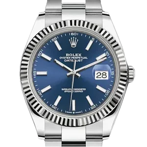 【2025年09月】ロレックス デイトジャスト 126334 ステンレススチール+ホワイトゴールド 41mm ブライトブルー 新品