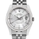 ロレックス デイトジャスト 116234 シルバー ホワイトゴールド 36mm