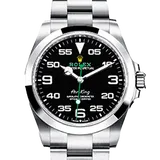 ロレックス エアキング 126900 ブラック ステンレススチール 40mm