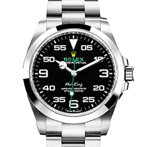 【2023年05月】ロレックス エアキング 126900 ステンレススチール 40mm ブラック 未使用品