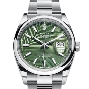 【2025年08月】ロレックス デイトジャスト 126200 ステンレススチール 36mm オリーブグリーン 新品