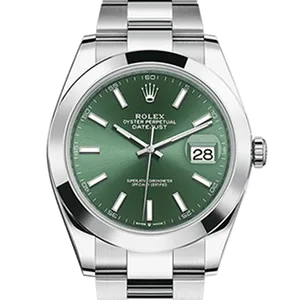 【2023年05月】ロレックス デイトジャスト 126300 ステンレススチール 41mm ミントグリーン 未使用品