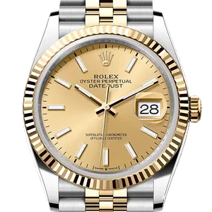 【2026年08月】ロレックス デイトジャスト 116233 ステンレススチール 36mm シャンパンゴールド 中古品