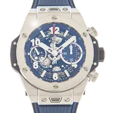 ウブロ ビッグ･バン ウニコ 411.NX.5179.RX マットブルースケルトン チタン 42mm